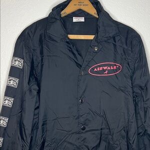 Airwalk Jeff Staple Collab Black Windbreaker with Pink Accents Men’s Small